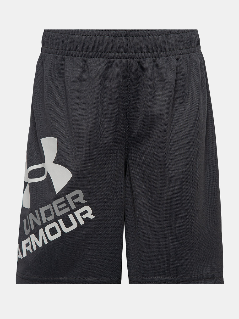 Under Armour Boys Size 4 Prototype Logo Shorts Dark Gray White New with Tags